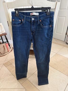 Levi's Boys Slim Taper Jeans - Deep Blue Wash